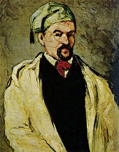 Сезанн Портрет дяди Доминика в синей шляпе